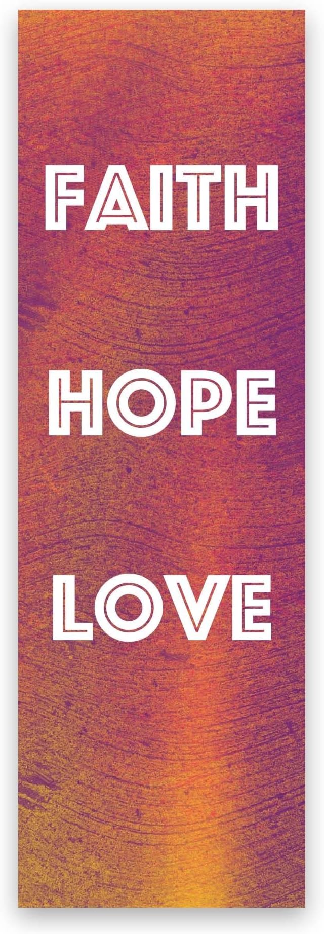 Faith Hope Love, 1 Corinthians 13:13, Bulk Pack of 25 Christian Bookmarks for Kids, Childrens Bible Verse Book Markers, Sunday School Prizes with Memory Verses, Scripture Gifts for Kids & Youth