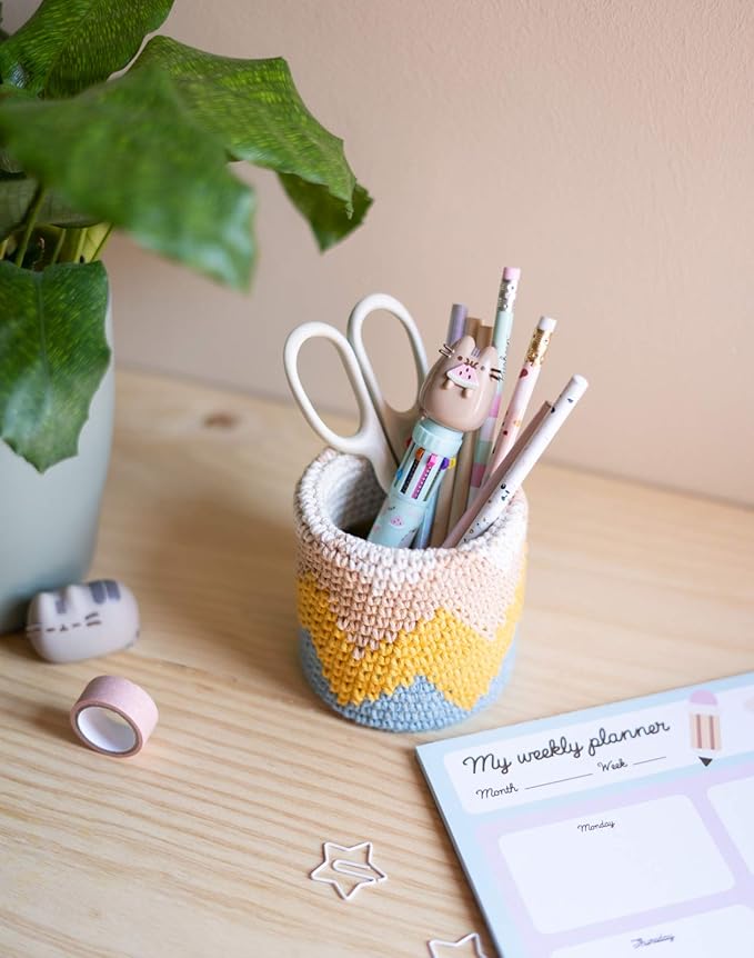 Grupo Erik Pusheen Pen | 10 In 1 Ballpoint Pen With 3D Pusheen Cat Topper | Pusheen Gifts - Pusheen Stationery | Multi Colour Pen | Cute Pen | Kawaii pen - Kawaii Stationery