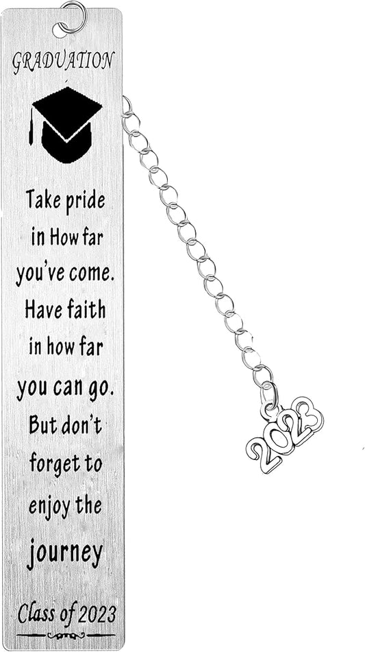 Inspirational Graduation Gifts for High School Student Class of 2023 Motivational Bookmark Presents for Daughter Son Sister Brother