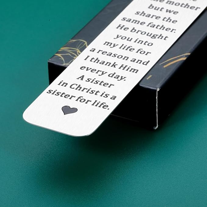 Sister Gifts from Sisters in Christ Gift for Women Christmas Stocking Stuffers for Teen Girls White Elephant Gifts Christian Gift for Women Sister in Law Birthday Baptism Gift for Girl Catholic Easter