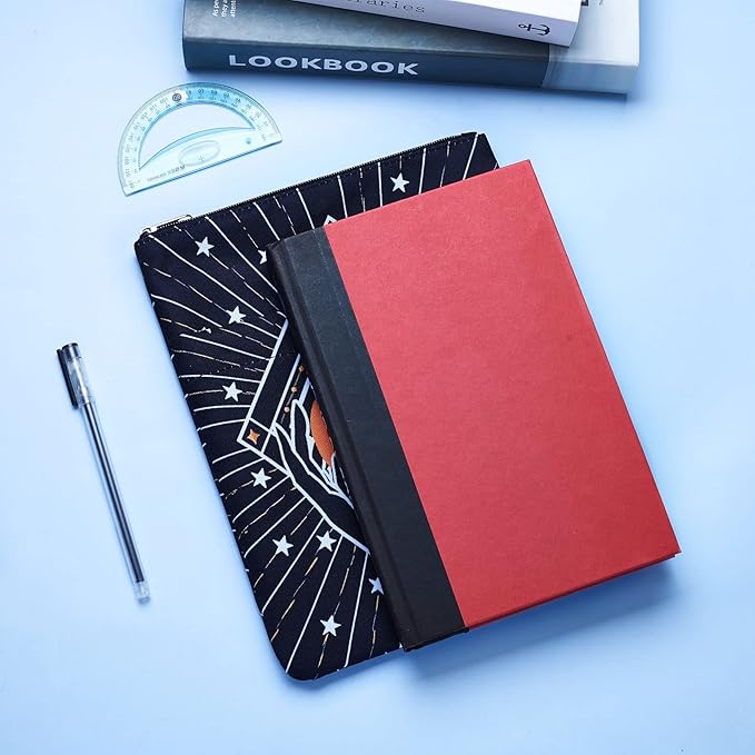 Book Sleeve for Book Lovers, Bookish Book Protector, Book Covers for Paperbacks, Washable Fabric, Book Sleeves with Zipper, Medium 11 Inch X 8.7 Inch