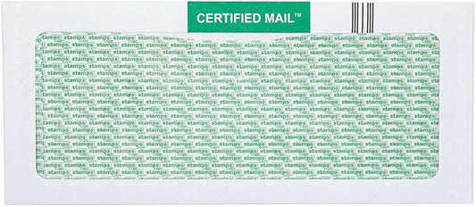 Certified Mail Envelopes - 200 Pack, Windowed Envelopes | Perfect for Business Documents, Secure Mailing, and Legal Correspondence