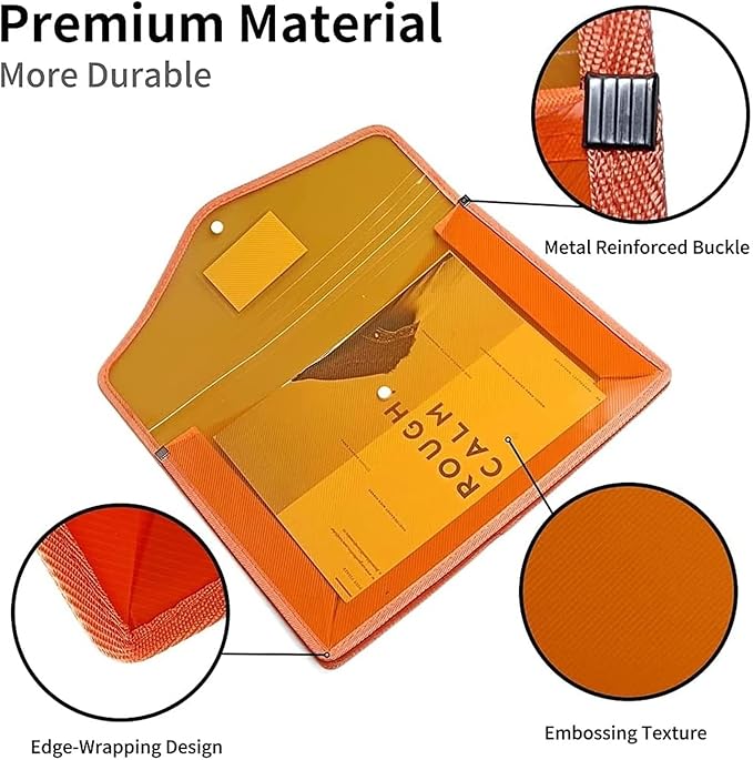 YoeeJob Plastic File Folders Legal Size Expandable Document Folder with Snap Button Closure, A4 Expanding File Wallet Envelopes Pouch with Label Pocket, 10 Packs, Muti-colored