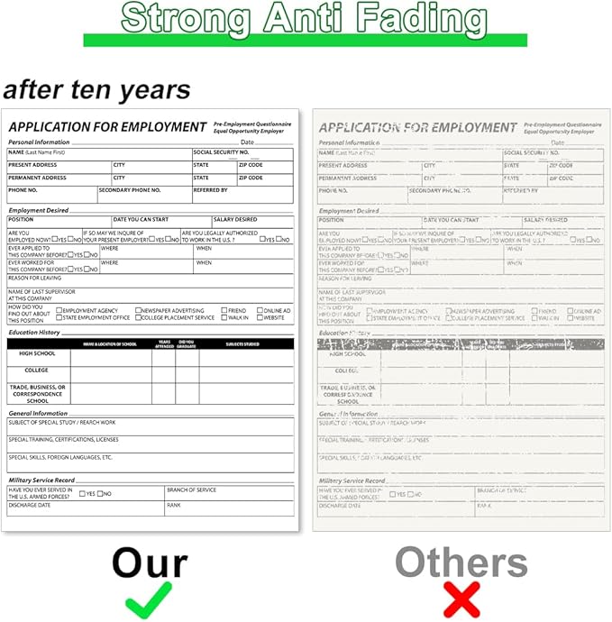 Thermal Printer Paper 8.5 x 11 Inch, US Letter Size Quick-Dry Thermal Printing Paper Rolls, Thermal Paper Compatible with M08F-Letter, M832, M834, MT800, MT800Q Portable Printer, 100 sheets / 4 Rolls