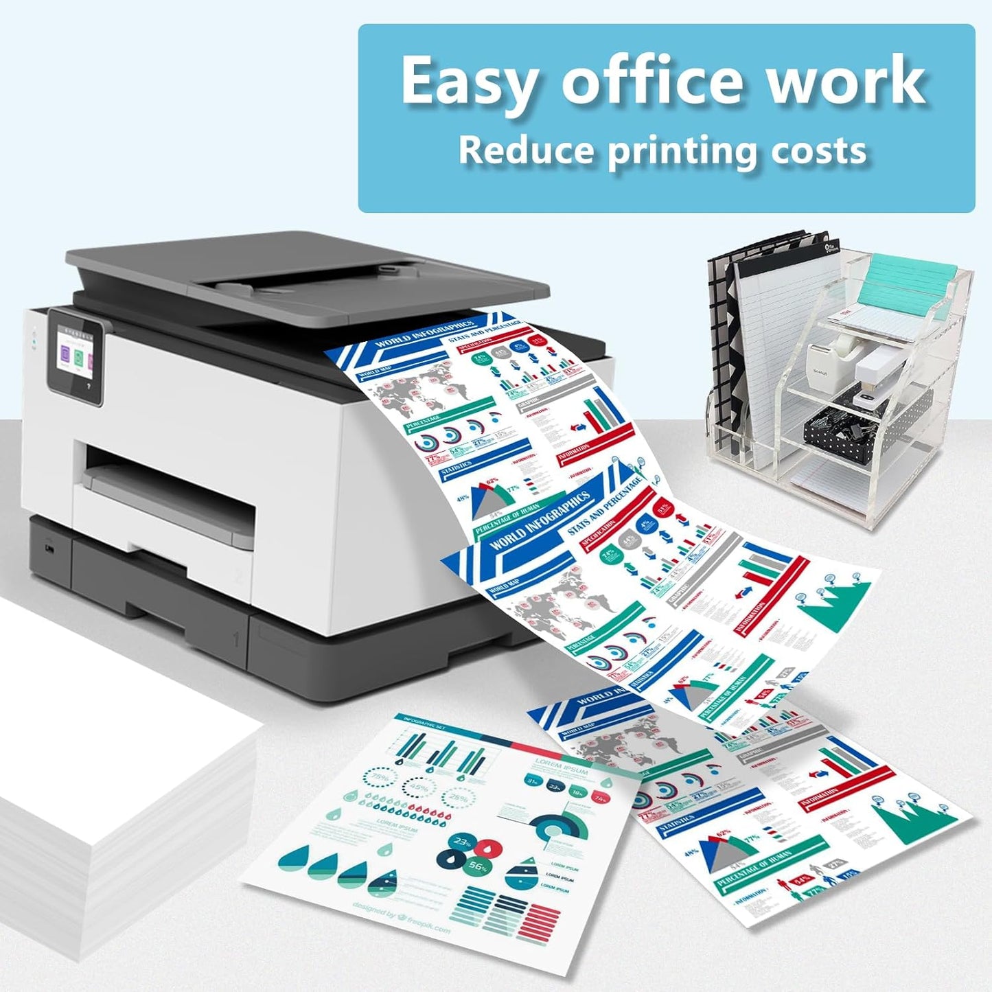 High Yield TFC330U T-FC330U Toner Cartridge Replacement for Toshiba T-FC330U-K T-FC330U-C T-FC330U-M T-FC330U-Y Toner Compatible for Toshiba Work with E-Studio 330AC 400AC Printer (4 Pack)