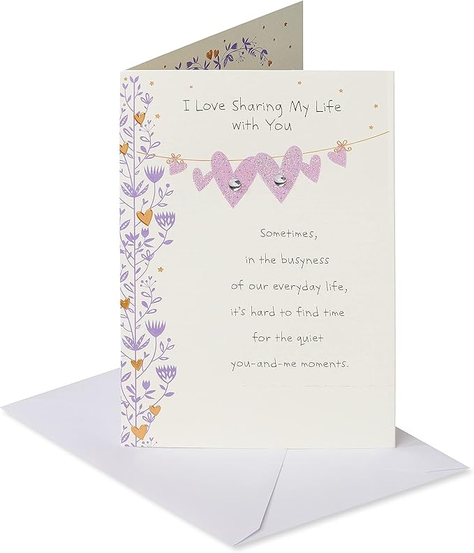 American Greetings Romantic Birthday Card (You-And-Me Moments)