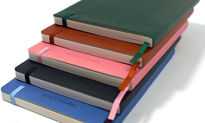 Softcover Ruled Journal with Thick 80 gsm Lined Cream Paper A5 size (8.3 inches x 5.4 inches) - Daily Writing Notebook Journal for Travel, School and Office Use - Diary Journal for Women and Men - French Blue