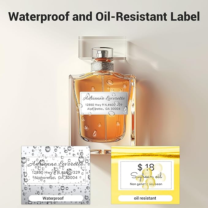 Direct Thermal Labels,1.57''X1.18'' (40 x 30 mm)Thermal Label Sticker,Thermal Printer Labels for UPC, Barcodes, Postage, Address,Compatible with Most Desktop Label Printers, 115 Labels, 3 Rolls