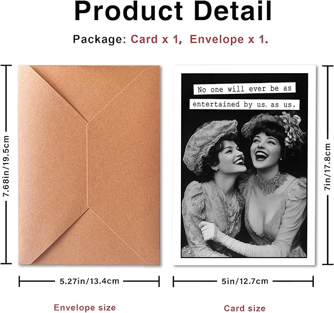 Funny Birthday Card for Sister, Birthday Card for Sister In Law, Happy Birthday Sister Card Funny, Sister To Sister Birthday Card for Sister, for Women, Ladies, Sisters, Best Friends