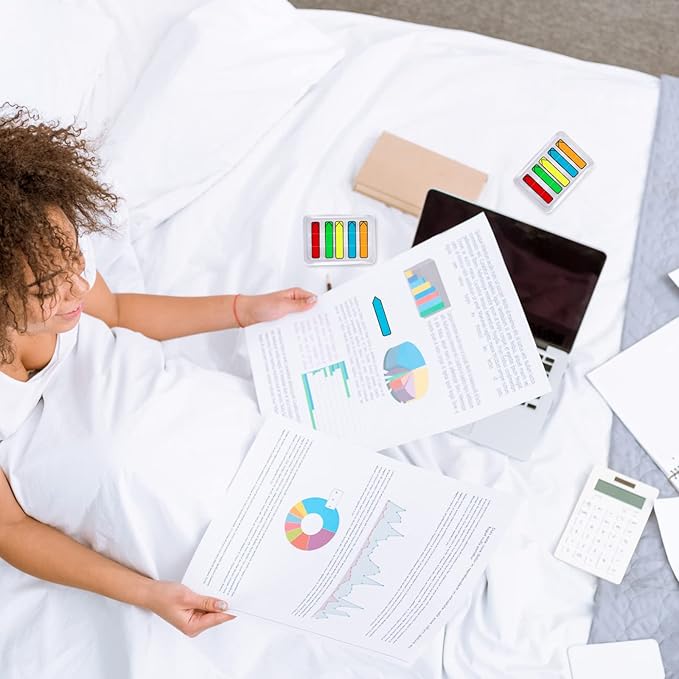 Teling 2000 Pcs Arrow Flags Arrow Tabs Flags Sign Here Tabs Arrow Stickers 5 Colors Sticky Flags Arrow Sticky Notes with Dispenser Easy to Post for Notary Books Paper