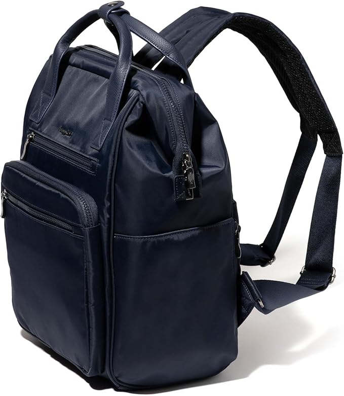 Baggallini Chelsea Laptop Backpack, French Navy Twill