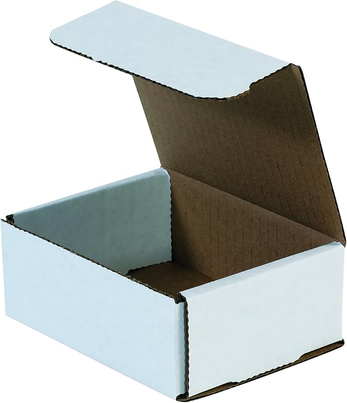 Partners Brand PM542 5"L x 4"W x 2"H, White (Pack of 50)