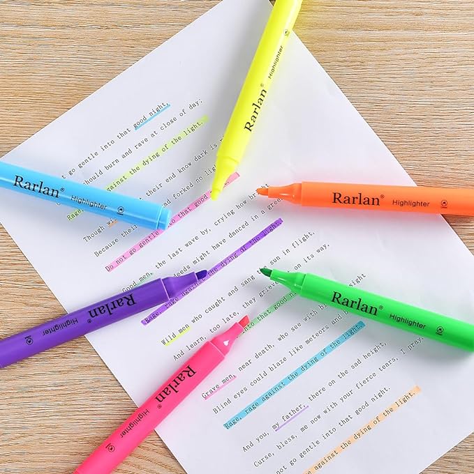 Highlighters, Chisel Tip, Assorted Fluorescent, 72 Count Bulk Pack