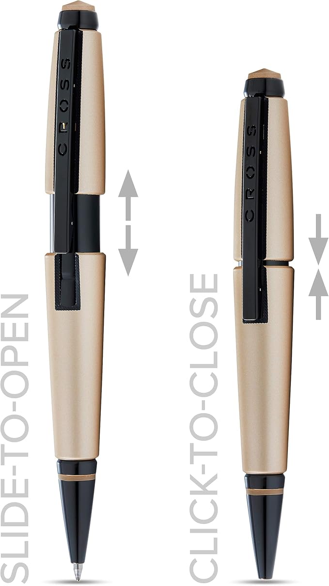 Cross Edge Matte Hazelnut Lacquer Gel Rollerball Pen