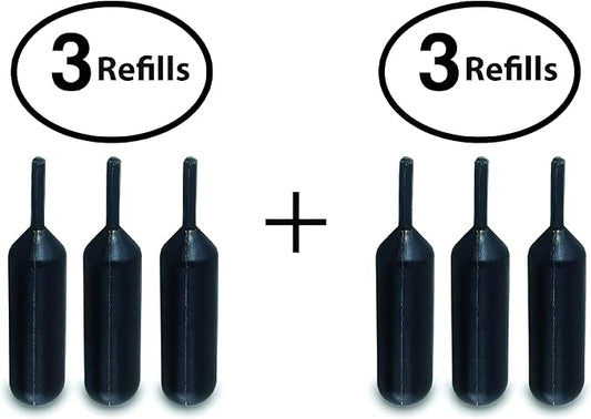 Identity Theft Protection Roller Stamps Refills - Refills for Confidential Roller Stamp, Anti Theft, Privacy & Security Stamp, Designed for ID Blackout Security - 6 Refills