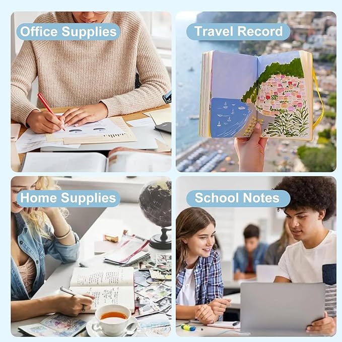 Lined Spiral Notebook College Ruled A5 Journal Book for Note Taking, 160 Pages Writing Journal for Office and Home School Supplies 5.75 x 8.125 inch - Pink