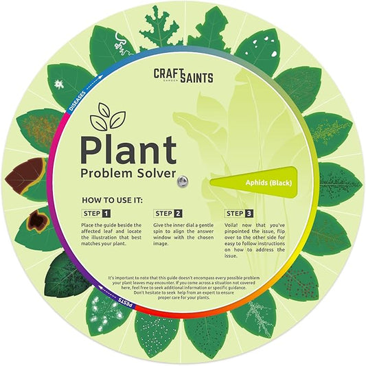 Garden Planner for Plant Problems, Identify & Resolve 18 Common Problems, Portable Homestead Farmers Almanac, Vegetable & Flower & Tree Disease Troubleshooter, Essential Accessories for Gardeners
