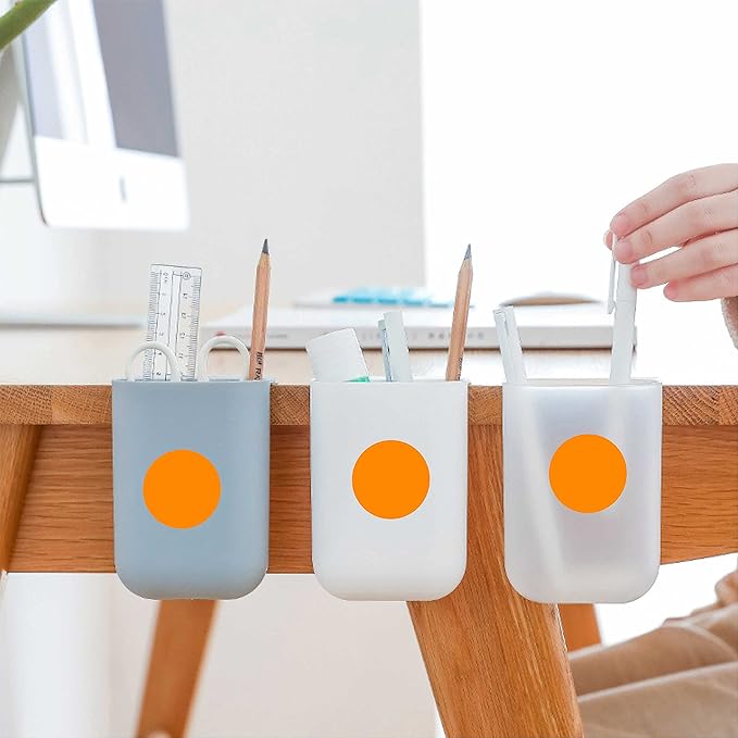 PARLAIM 3/4 Inch Round Permanent Adhesive Color-Code Dot Stickers,1000 Stickers Roll dots Label Dispenser Box Green Circle Stickers Labels (Orange)