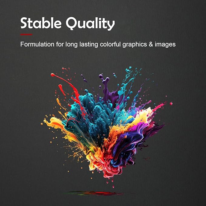 PFI 107 PFI-107 Ink Cartridge Compatible with Canon PFI107 PFI-107MBK PFI-107BK PFI-107C PFI-107M PFI-107Y Ink Tank Set for IPF670 IPF680 IPF685 IPF770 IPF780 IPF785 Printers (5 Pack, MBK BK C M Y)