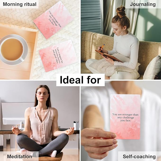 Funny Affirmation Cards for Women - Daily Positive Affirmations for Friend,Sister, Daughter, Wife, Boss & Coworker - Inspirational Self Care Gifts for Badass Woman Birthday Gift
