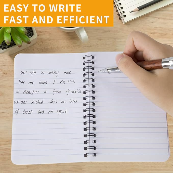 Spiral Notebook 4Pack Pocket Notebook 4.2"x 6.1" Pocket Notepad Small Notebook (4Pack Spiral Notebook-2)