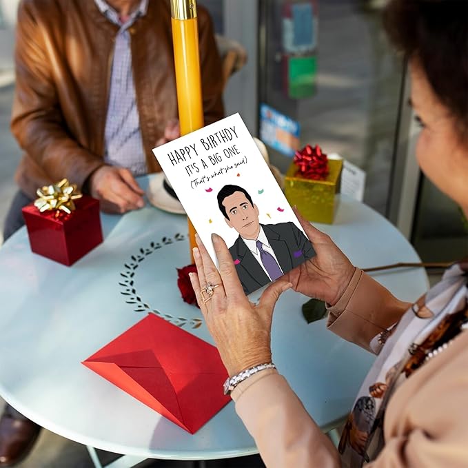 Michael Birthday Card for Friend Him, Funny Office Birthday Card for Coworkers Her, That What She Said Card