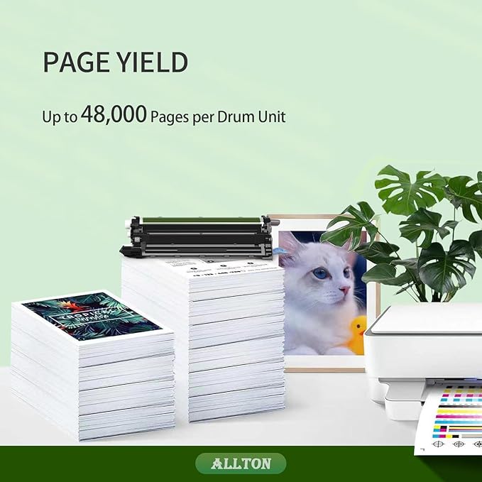 6510 6515 Drum Unit 108R01417 Cyan Drum Unit Replacement for Xerox Phaser 6510 WorkCentre 6515 Printers(1 Pack)