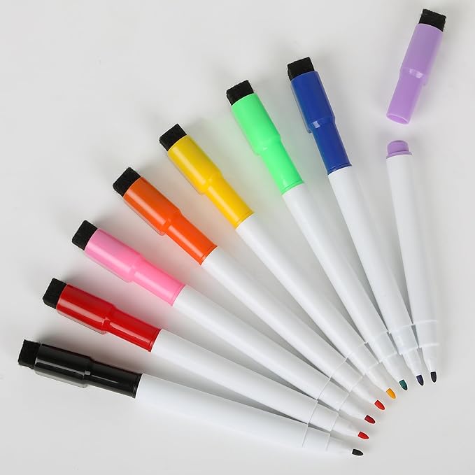 Mr. Pen- Small Dry Erase Board with Stand, 12.5"x16.5", 10 Markers, 10 Magnets and 1 Eraser, Double-Sided Kids White Board Dry Erase Board for Desk Dry Erase Board, Kids Dry Erase Board Kids