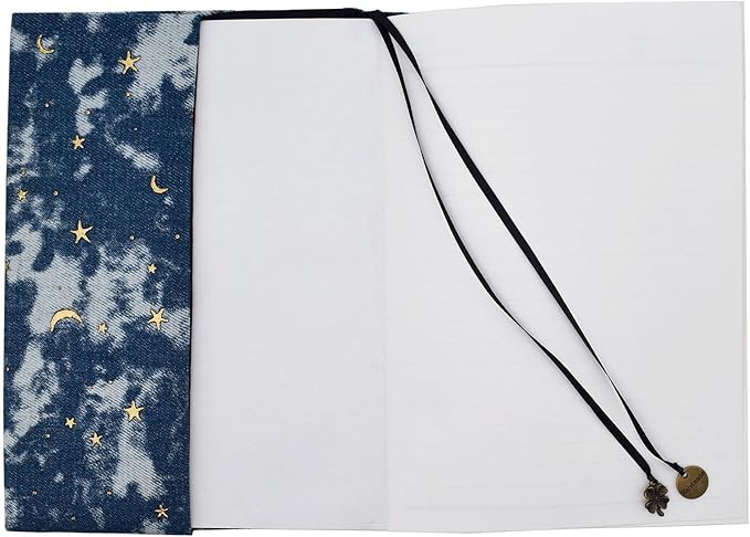 BLBMH A5 Book Covers for Paperbacks Adjustable Fabric Book Sleeve Cover Protector Fit for 5.5x8.5 inch Hardcover Softcover Book Novels Notebook Bible - BC57 Denim