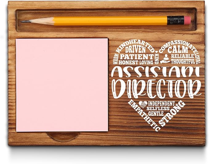 Assistant Director Gifts, Appreciation Thank You Gifts for Assistant Director, Asst Director of Operations, Director of Nursing, Assistant Director Desk Self-Stick Note Pad Holders GSH13