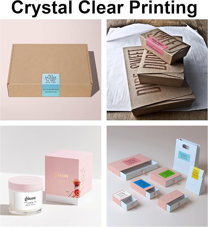 Hybsk 3x2 inch Color Direct Thermal Labels for Shipping, Barcodes, Address, Compatible with Rollo Label Printer & Zebra Desktop Printers(3"x2",Yellow)