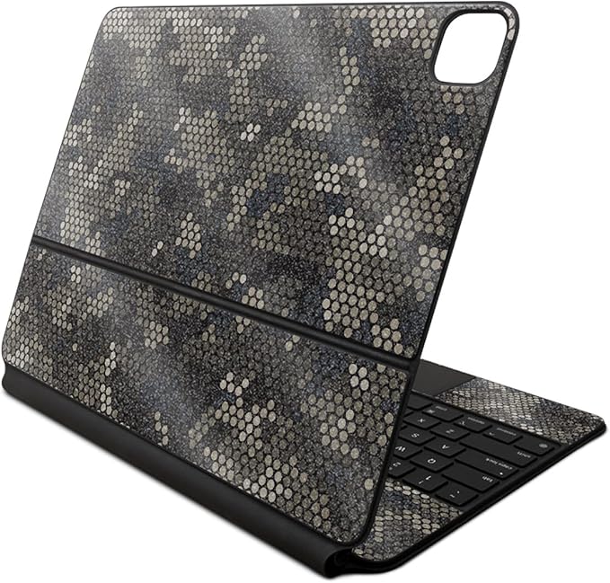 Glossy Glitter Skin Compatible with Apple Magic Keyboard for iPad Air 13-inch (M2) 2024 - Camo Dots - Premium 3M Vinyl Protective Wrap Decal Cover - Easy to Apply | Crafted in The USA by MightySkins