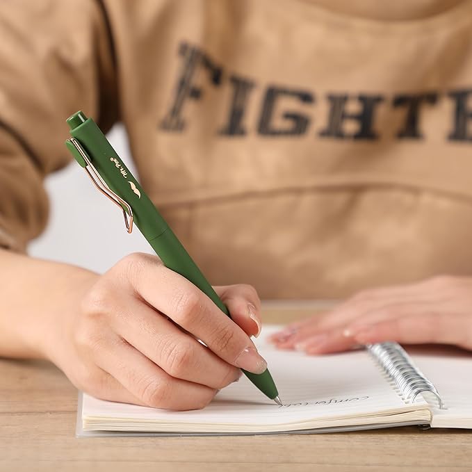 Mr. Pen- Ballpoint Pens, 12 Pack, Vintage Color Barrels, Black Ink, Cute Ballpoint Pens Black Ink, Cute Pens for Journaling, Aesthetic Pens, Ball Point Pens Black, Pens Ballpoint Smooth Writing Pens