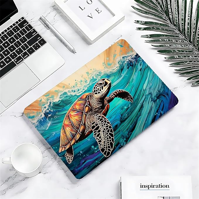 Compatible with MacBook 12 Inch A1534, Animal Sea Turtle Hard Plastic Shell Cover Case