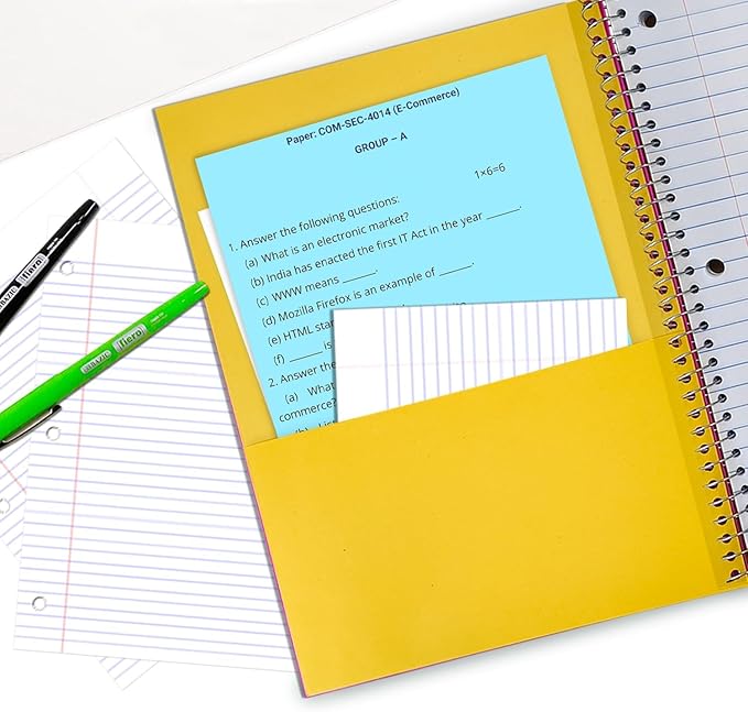 1440 Packs (Pallet) 5 Subject Notebooks, Spiral Notebook Bulk, Wide Ruled, Pallet of Notebooks, 150 Sheets (300 pages), 8 x 10-1/2",Bulk Spiral Notebooks for School & Office, 4-7 Days Transit