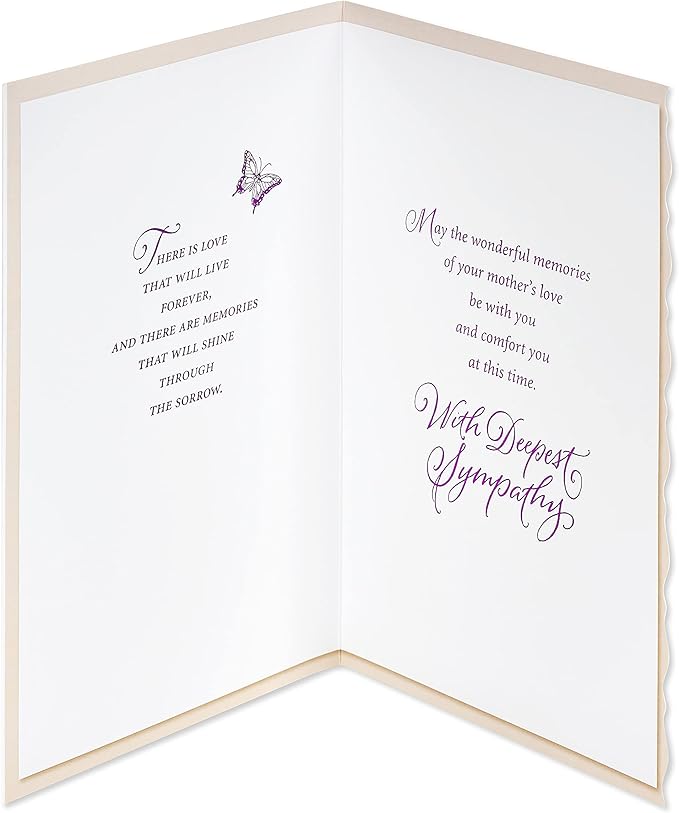American Greetings Sympathy Card for Loss of Mother (Thinking of You)