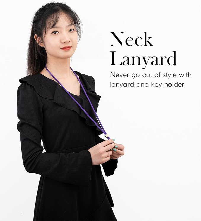 SENLLY Neck Lanyard Strap for Keys, Original Minimalist Design KeyChain Holder