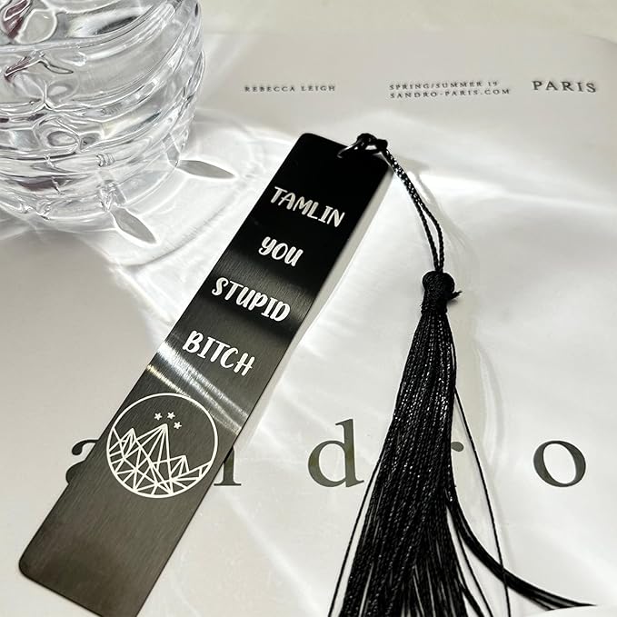 Funny Christmas Bookmark for Women - Gifts Bookmark for Women Men You Stupid Bitch Book Lover Gifts for Bookish Reader Nerd Fans Friends Book Accessories Bookmark Reading Birthday Gifts