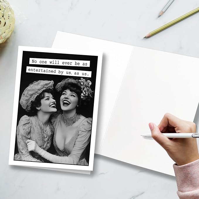 Funny Birthday Card for Sister, Birthday Card for Sister In Law, Happy Birthday Sister Card Funny, Sister To Sister Birthday Card for Sister, for Women, Ladies, Sisters, Best Friends