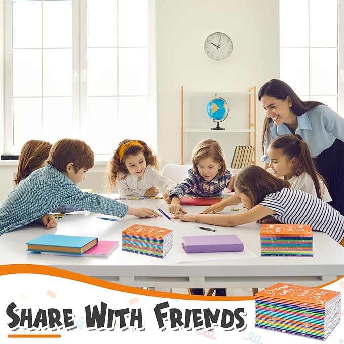 Yeaqee 72 Pcs Motivational Pens Notepads Gifts Set Inspirational Quote Ballpoint Pen Small Notebook Mini Journal Bulk Gifts for Teacher Coworker Gifts Women Office School(Uplifting)