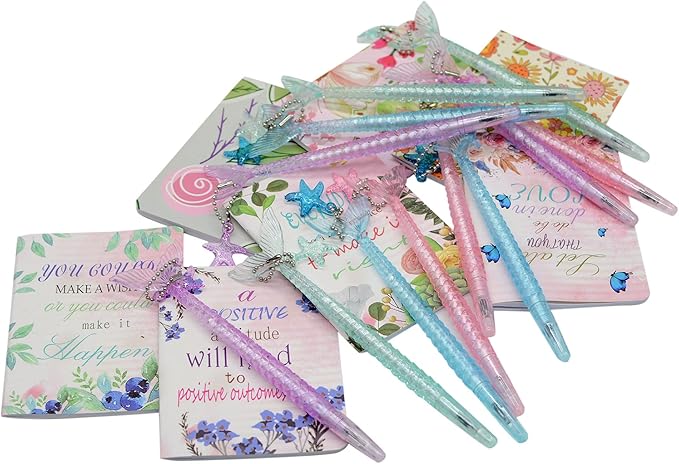 YYaaloa 12pcs Cute Mermaid Novelty Gel Ink Writing Pens 0.5 mm Black Ink Fun Kawaii Pens Bulk for Kids Office School Supplies Birthday Baby Shower Christmas Gift