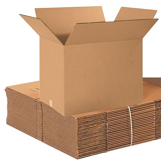 AVIDITI Double Wall 24" x 18" x 18" Cardboard Boxes (10-Pack) | Large Corrugated Boxes for Shipping, Packaging, Moving, Storage Box for Home or Business, Strong Wholesale Bulk Boxes