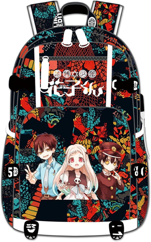 ISaikoy Anime Toilet Bound Hanako kun Backpack Satchel Bookbag Daypack School Bag Laptop Shoulder Bag Style14