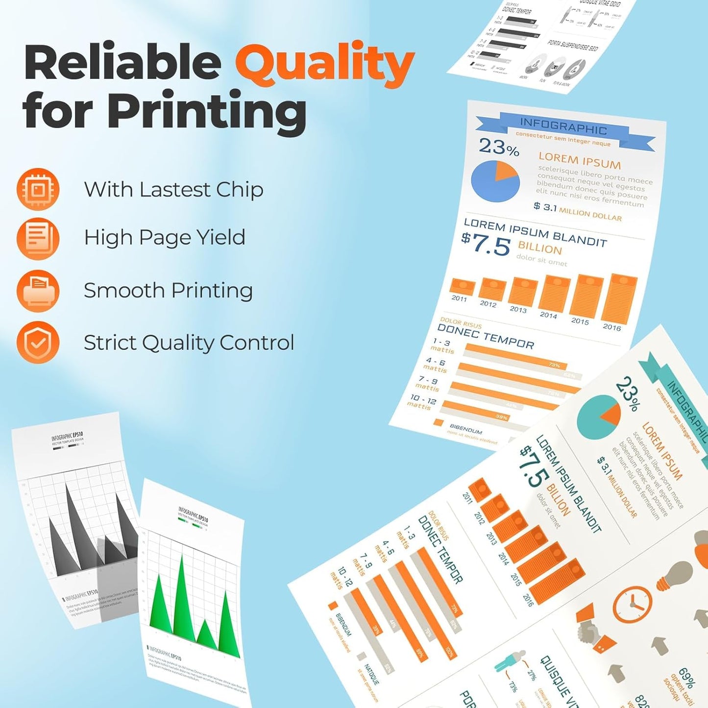 218X Toner Cartridges 3301fdw 3201dw for HP 218X 218A toner Cartridge 4 pack, 3301fdw 3201dw 3301sdw Toner Cartridge, HP218X HP218A 218 Toner for Color Laser Jet Pro MFP 3301fdw 3201dw 3301sdw 3301cdw