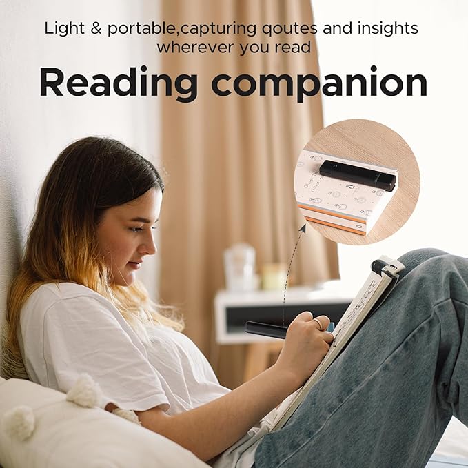 VYU iMark Reading Pen, Digital Highlighter, Book Markers for Reading and Annotations, Real-Time Sync to Digitize, Store, and Share Notes, Best Gift for Book Lovers, Students—currently for Android only