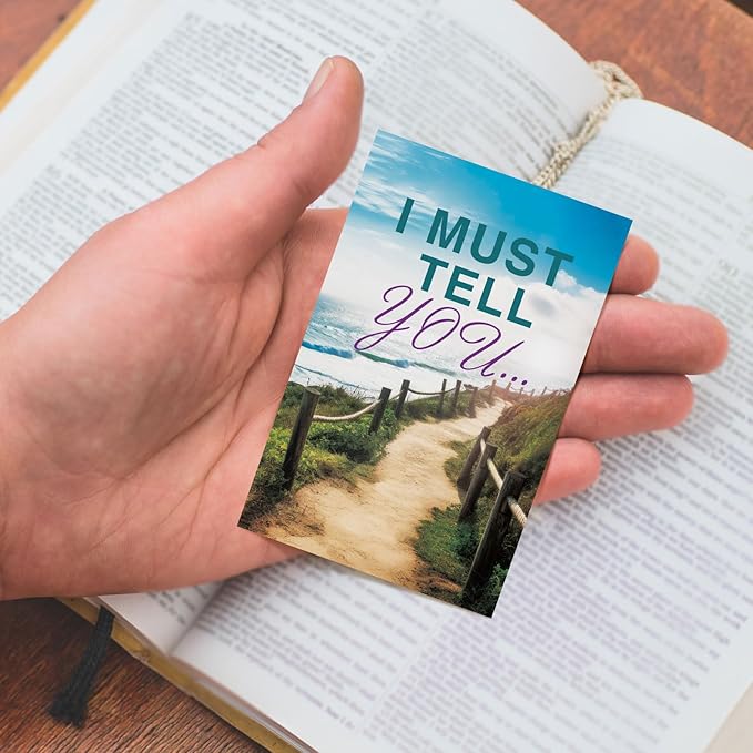 240 Pcs Gospel Tract Card 12 Styles Plan of Salvation Card Pocket Holy Postcard Christian Inspirational Bible Verse Bookmark for Christian Gift Women Men Ministering Tool (Inspiration)