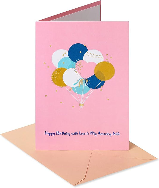 American Greetings Birthday Card for Wife (You Make the World a Magical Place)