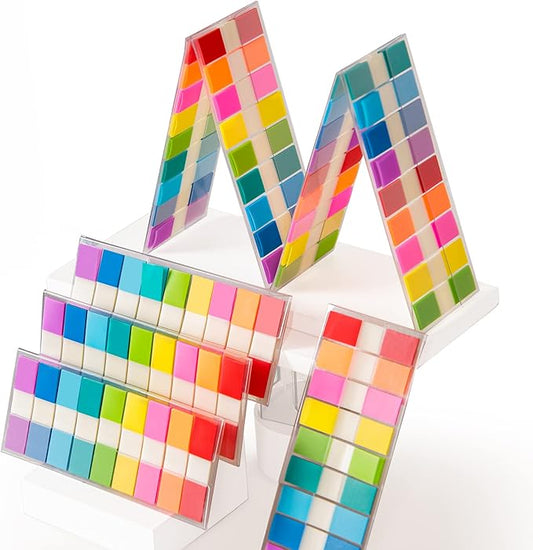 Golcellia 1440 Pieces, Transparent Sticky Notes, Page Markers, Book Tabs, Pop Up Index Tabs