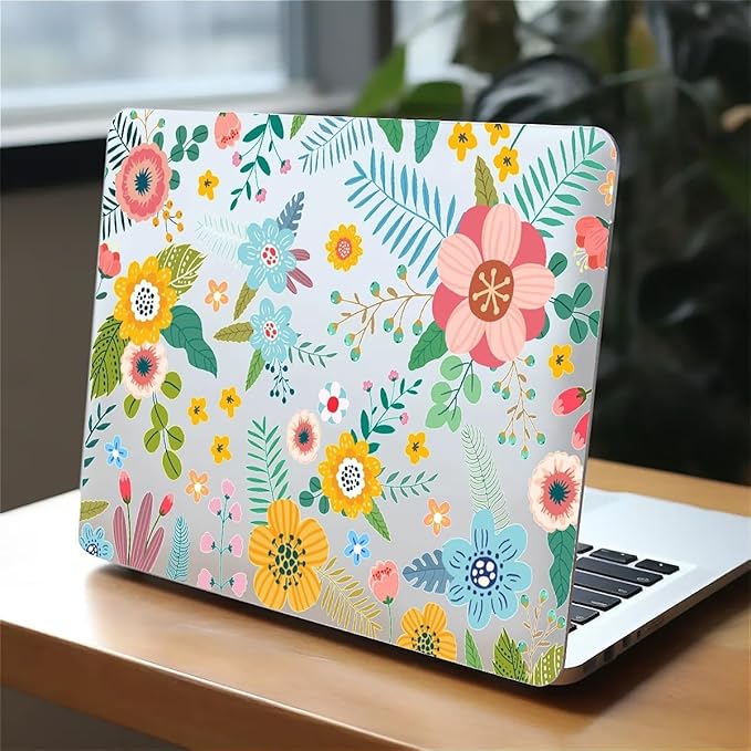 Compatible with 13.3 Inch MacBook Air A1466/A1369, Abstract Flower Hard Plastic Shell Cover Case