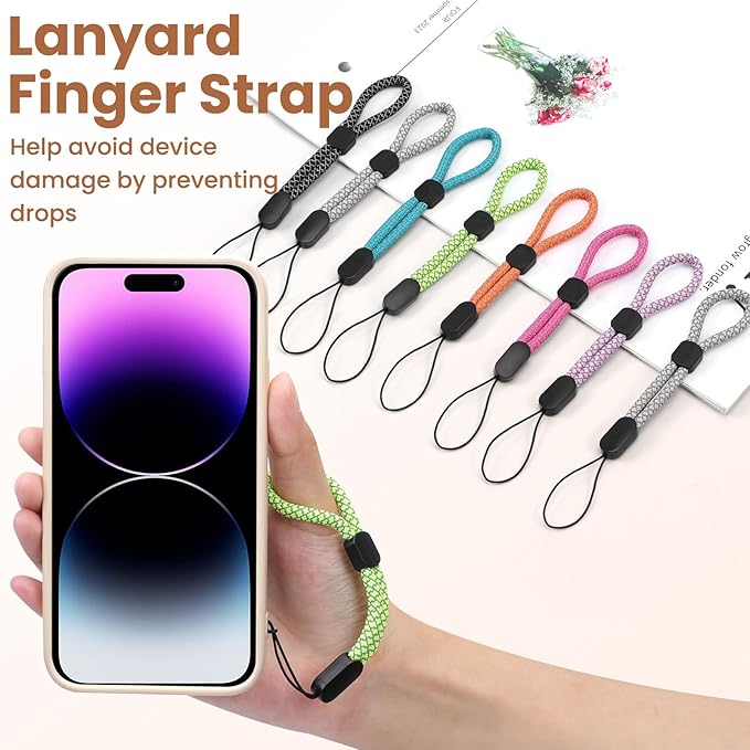 Hand Wrist Strap Lanyard, Adjustable Nylon Colorful for Mobile Phone, Camara, USB Flash Drive, ID Name Tag Badge